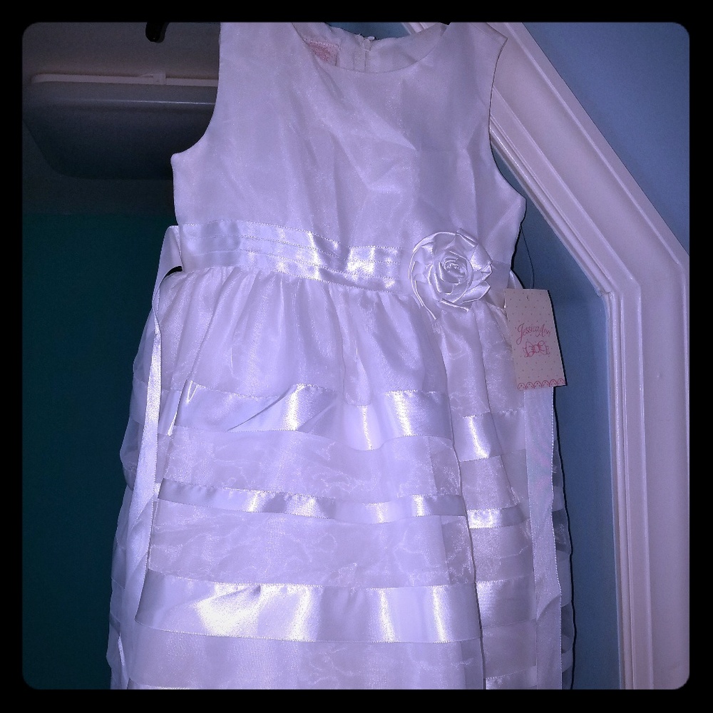 Pure White Princess Dress w/ Bow